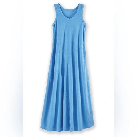blue bonnet maxi dress Talk About US Maxi Dress